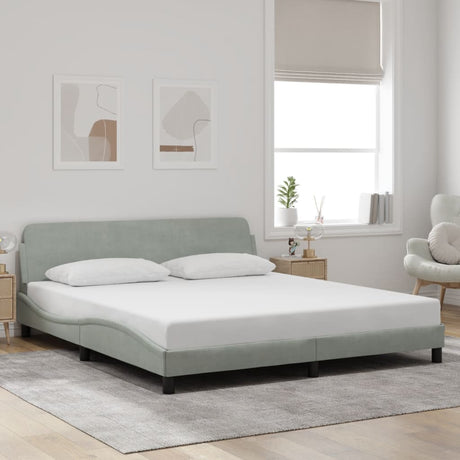 Bed Frame &quot;Dover&quot; Double Velvet