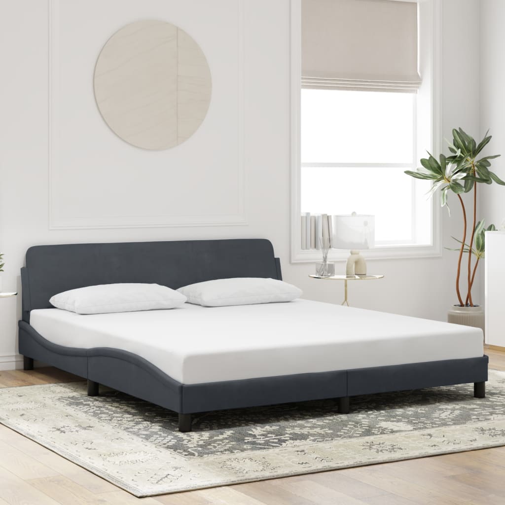 Bed Frame &quot;Dover&quot; Double Velvet