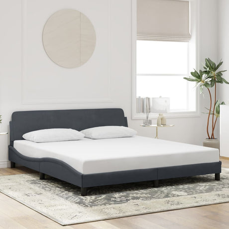 Bed Frame &quot;Dover&quot; Double Velvet