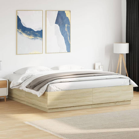 Bed Frame With Led Without Mattress