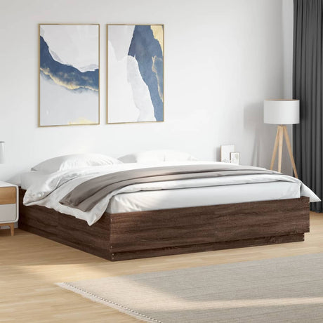 Bed Frame With Led Without Mattress