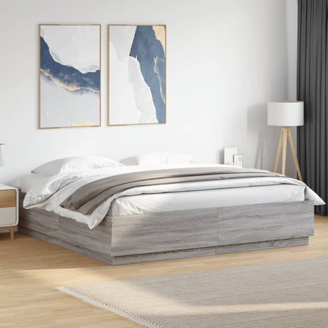Bed Frame With Led Without Mattress