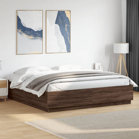 Bed Frame With Led Without Mattress
