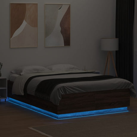 Bed Frame With Led Without Mattress