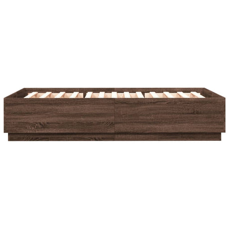 Bed Frame With Led Without Mattress