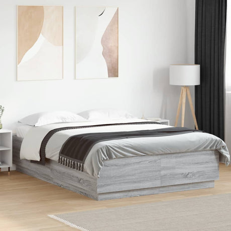 Bed Frame With Led Without Mattress