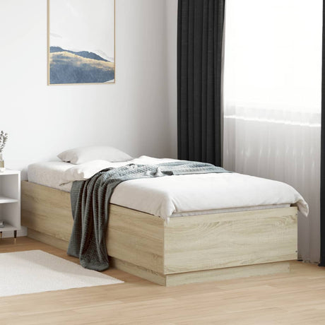 Bed Frame With Led Without Mattress
