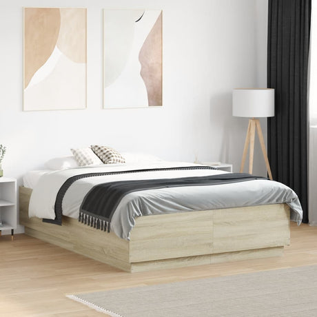 Bed Frame With Led Without Mattress