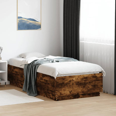 Bed Frame With Led Without Mattress