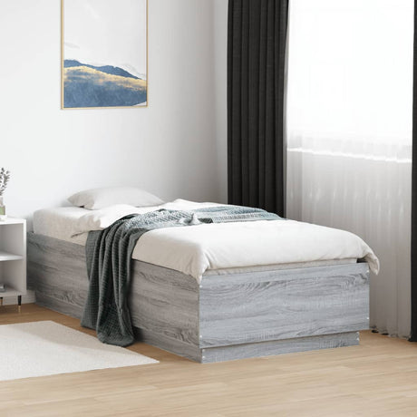 Bed Frame With Led Without Mattress