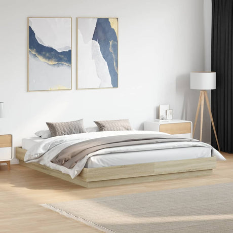 Bed Frame With Led Without Mattress