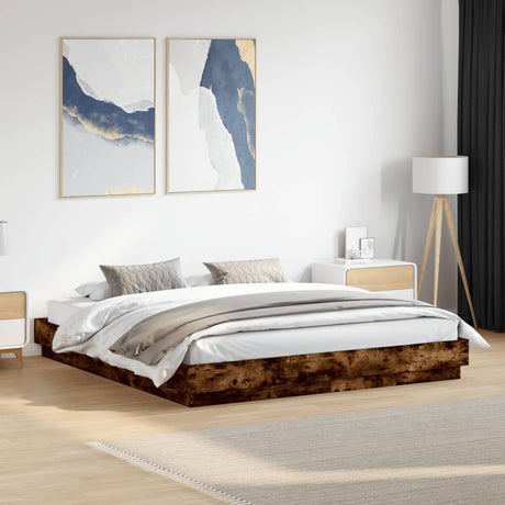 Bed Frame With Led Without Mattress