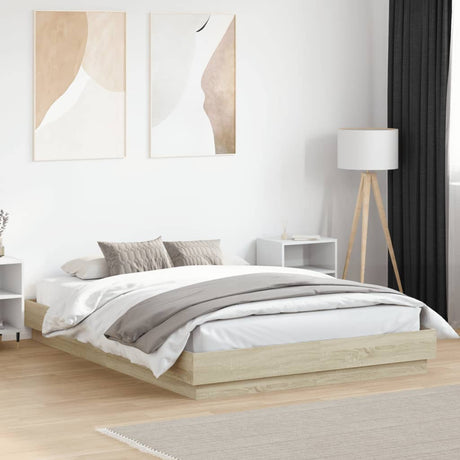 Bed Frame With Led Without Mattress