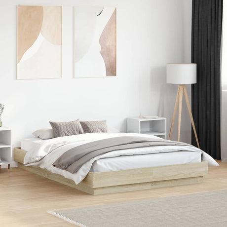 Bed Frame With Led Without Mattress