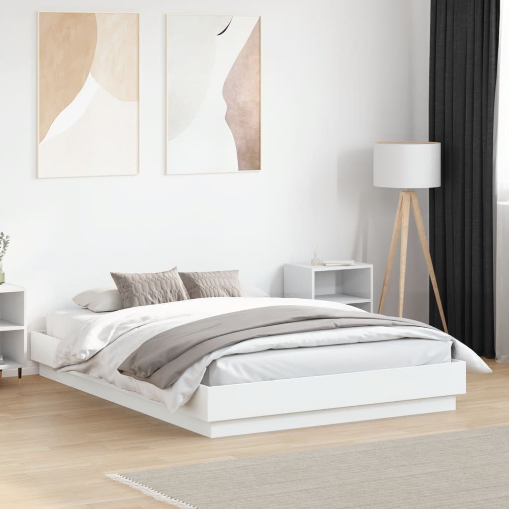 Bed Frame With Led Without Mattress