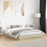 Bed Frame With Led Without Mattress