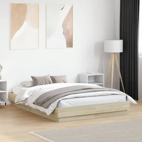 Bed Frame With Led Without Mattress