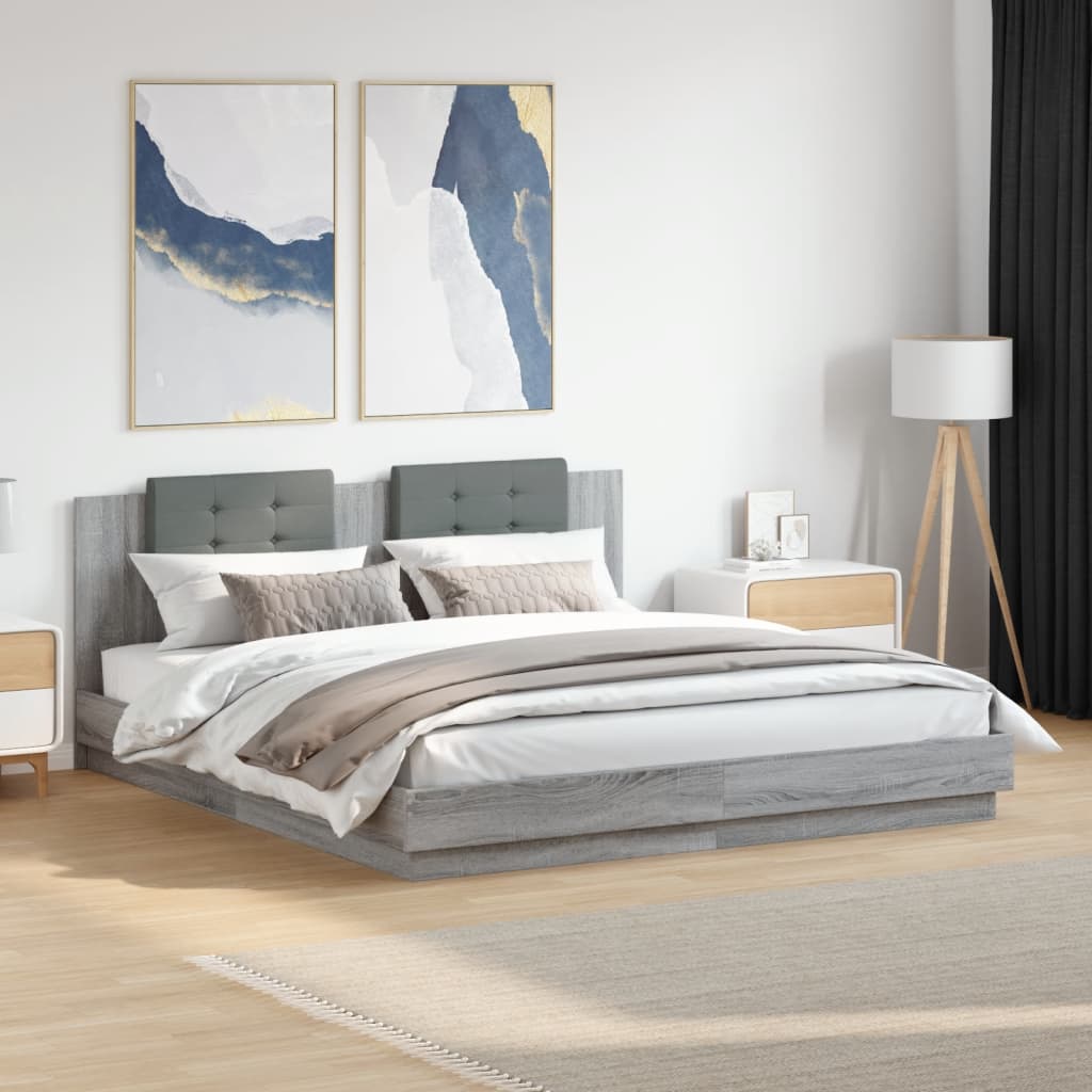 Bed Frame With Led Without Mattress