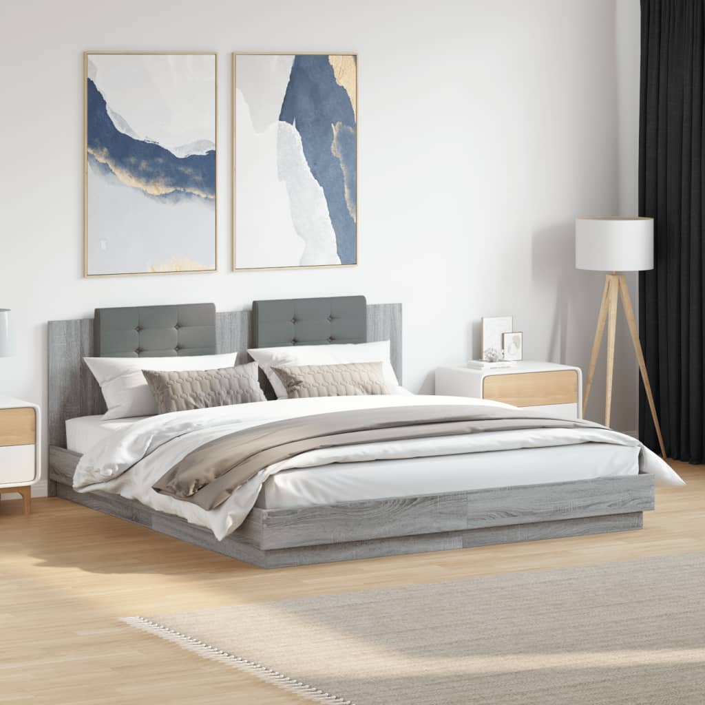 Bed Frame With Led Without Mattress