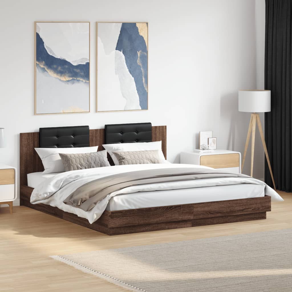 Bed Frame With Led Without Mattress