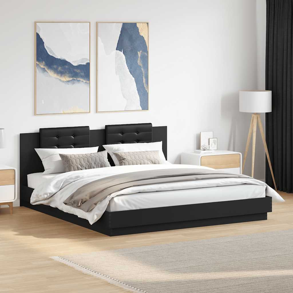 Bed Frame With Led Without Mattress