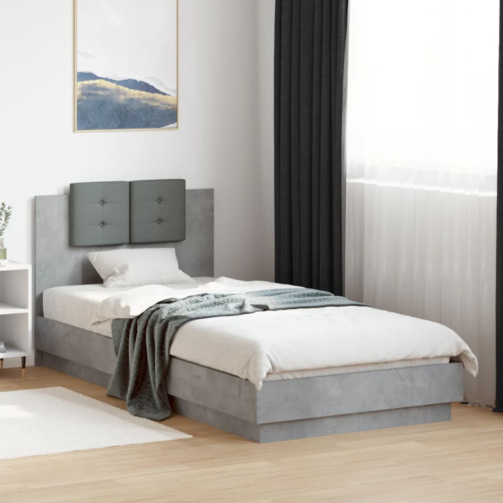 Bed Frame With Led Without Mattress