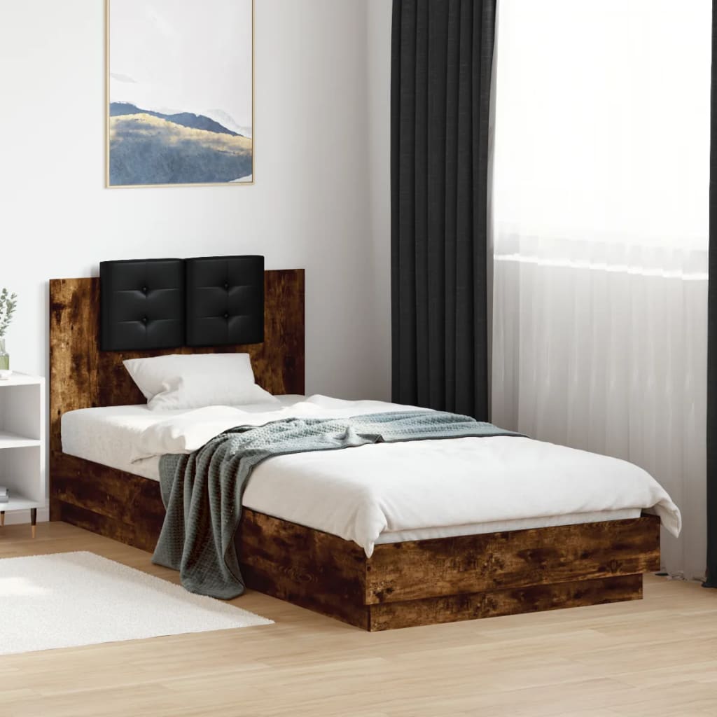 Bed Frame With Led Without Mattress