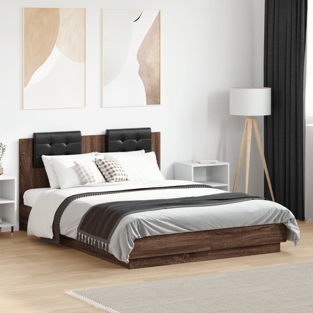 Bed Frame With Led Without Mattress