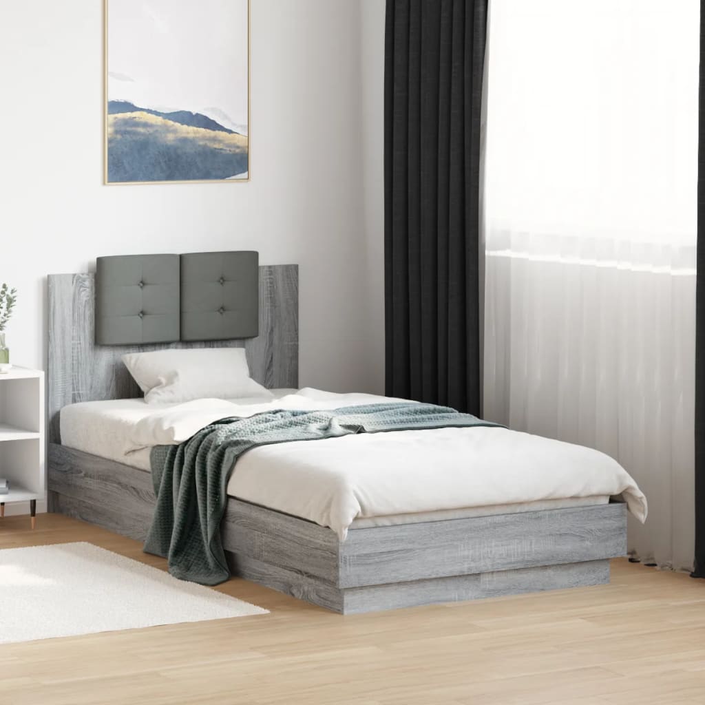 Bed Frame With Led Without Mattress