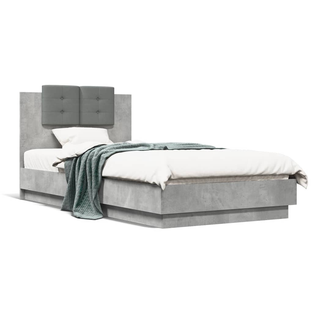 Bed Frame With Led Without Mattress