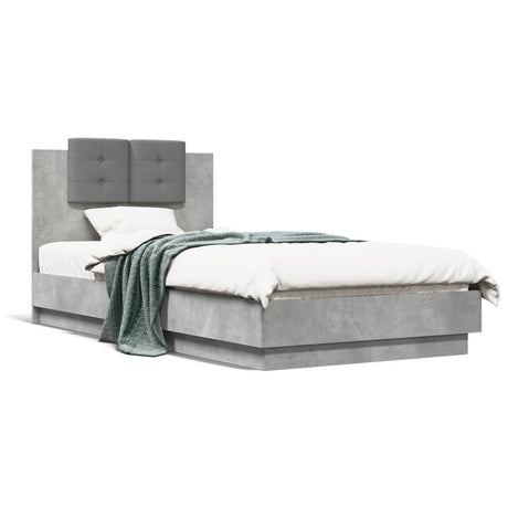 Bed Frame With Led Without Mattress