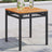 Garden Table 38X38X42 Cm Poly Rattan Acacia Wood