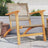 3 Piece Bistro Set Poly Rattan And Solid Wood Acacia