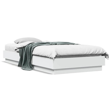 Bed Frame Without Mattress With Led Lights