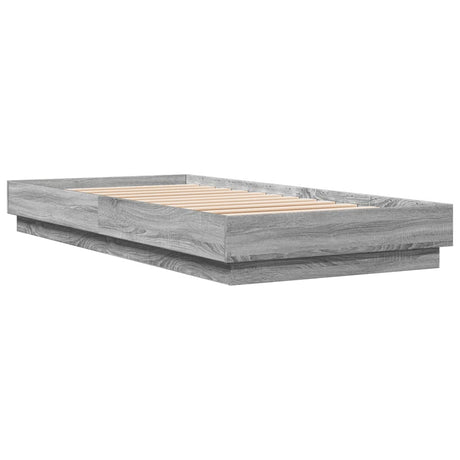 Bed Frame Without Mattress With Led Lights