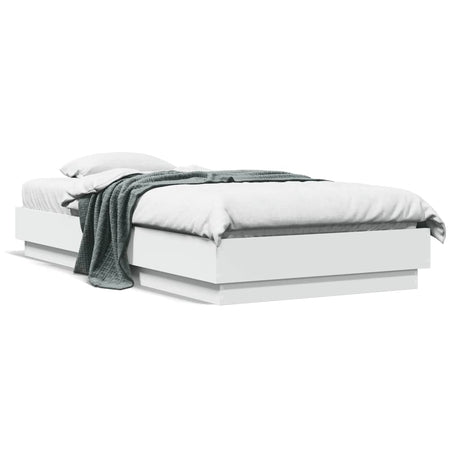 Bed Frame Without Mattress With Led Lights