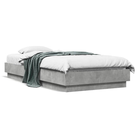 Bed Frame Without Mattress With Led Lights
