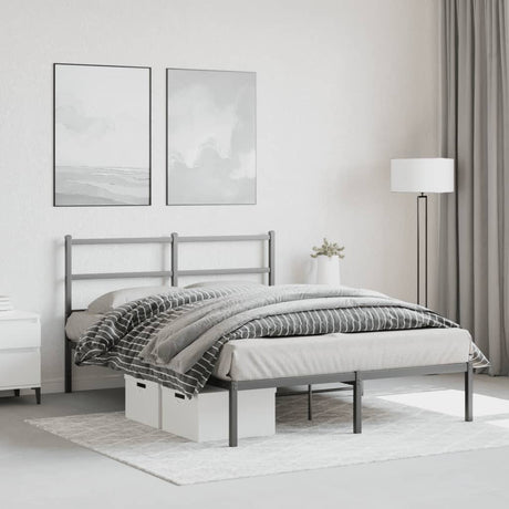 Metal Bed Frame Without Mattress 140X200Cm