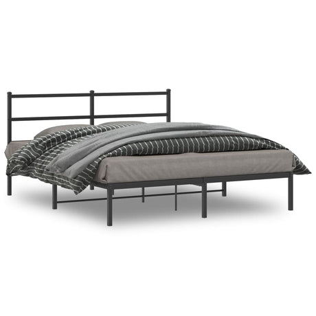 Metal Bed Frame Without Mattress 140X200Cm