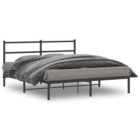 Metal Bed Frame Without Mattress 140X200Cm