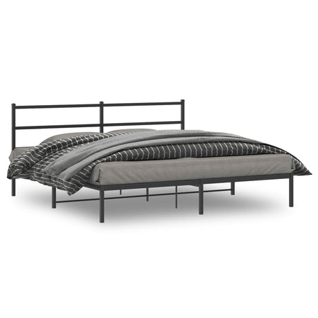 Metal Bed Frame Without Mattress 140X200Cm