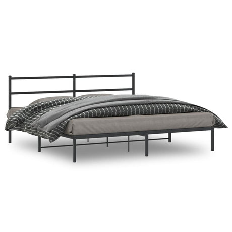 Metal Bed Frame Without Mattress 140X200Cm