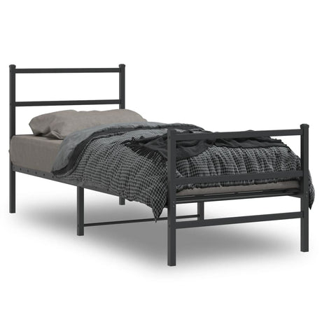 Metal Bed Frame Without Mattress 140X200Cm