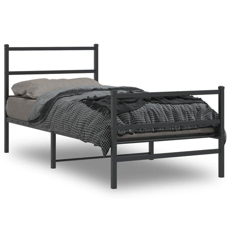 Metal Bed Frame Without Mattress 140X200Cm