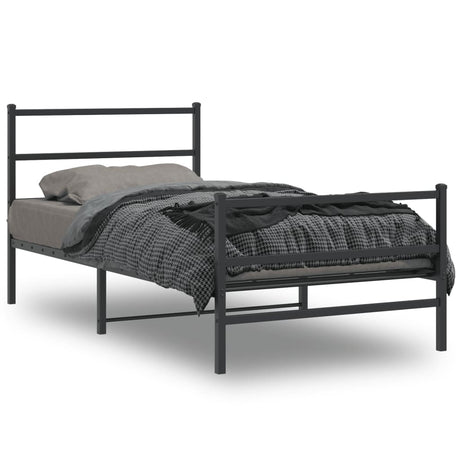 Metal Bed Frame Without Mattress 140X200Cm
