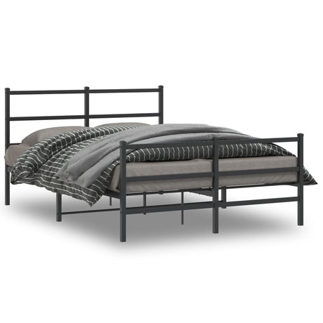 Metal Bed Frame Without Mattress 140X200Cm