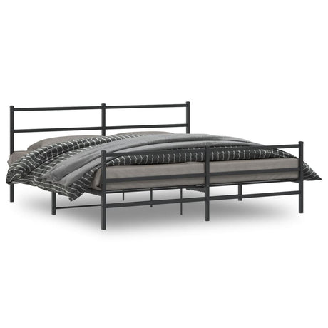 Metal Bed Frame Without Mattress 140X200Cm