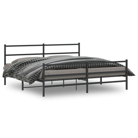Metal Bed Frame Without Mattress 140X200Cm