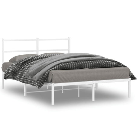 Metal Bed Frame Without Mattress 140X200Cm
