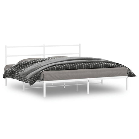 Metal Bed Frame Without Mattress 140X200Cm